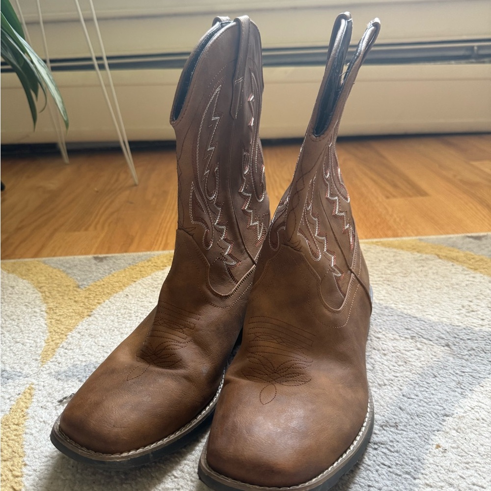 Classic Brown Cowboy Boots